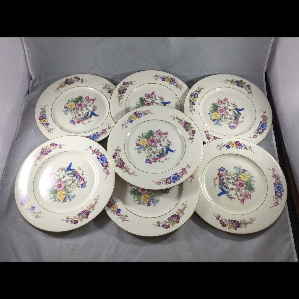 3 VTG Venetian China by Castleton salad plates (only 3 left)